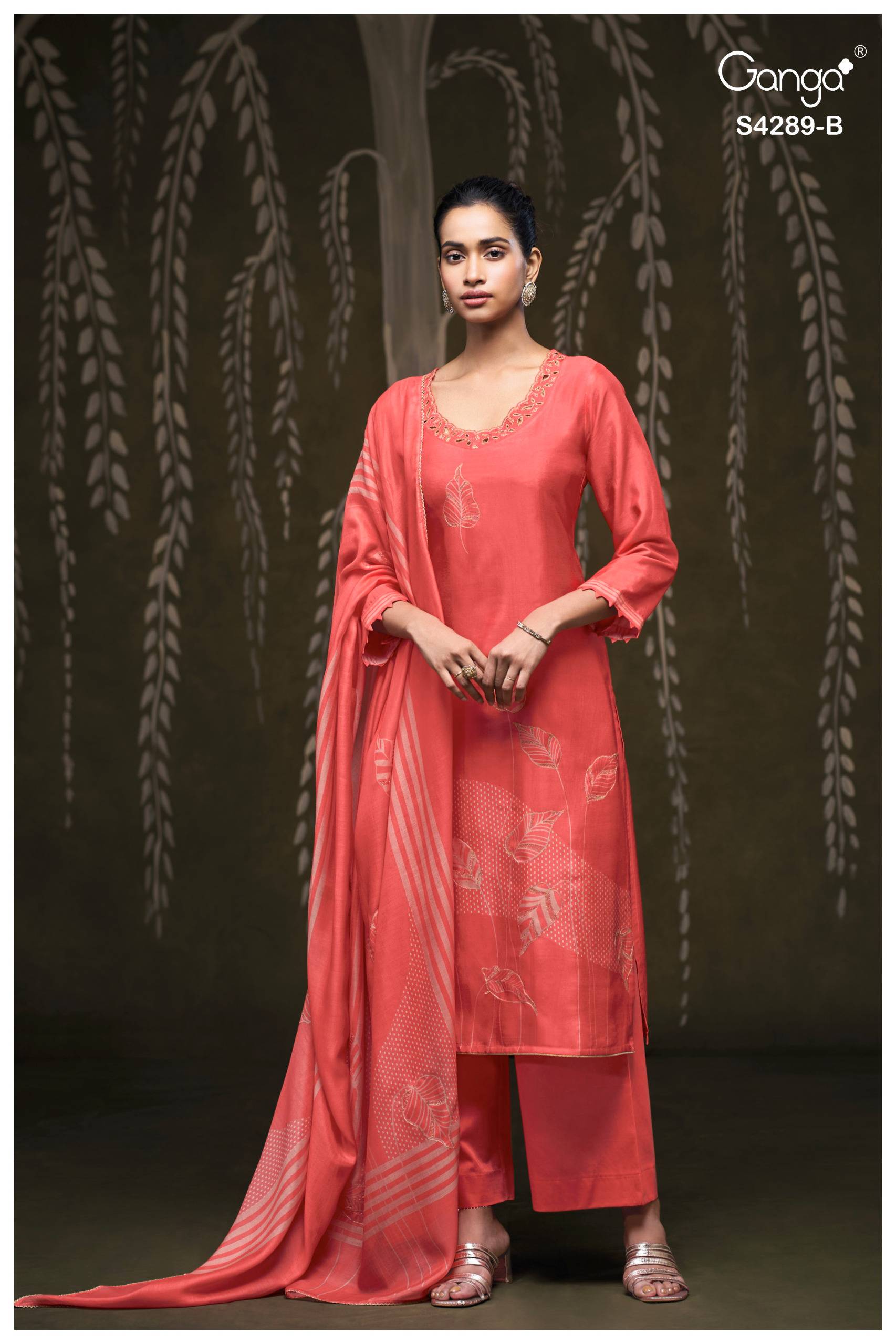 DEISHA 4289 Series By GANGA FASHION Stylish Beautiful Colourful Silk Dresses At Wholesale Price